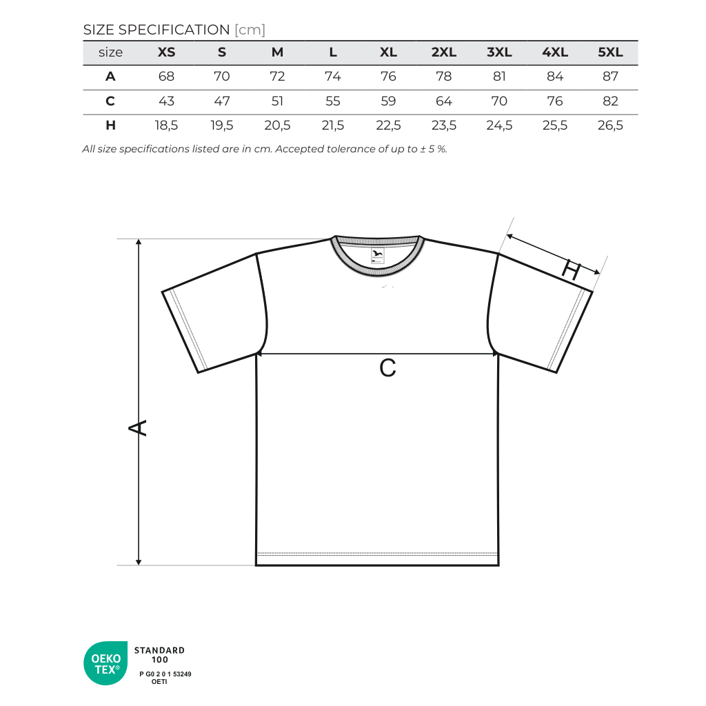 BMW E30 M3 T-shirt size chart with measurements in centimeters, BMW E30 M3 marskineliu dydziu lentele