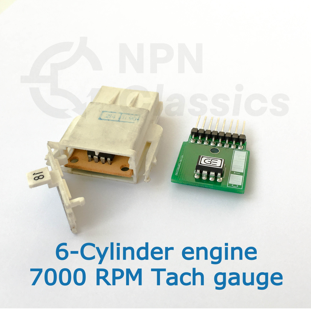 BMW E30 Coding Plug Board for 6-Cylinder (I6, R6) and 7000 RPM Tachometer Instrument Cluster
