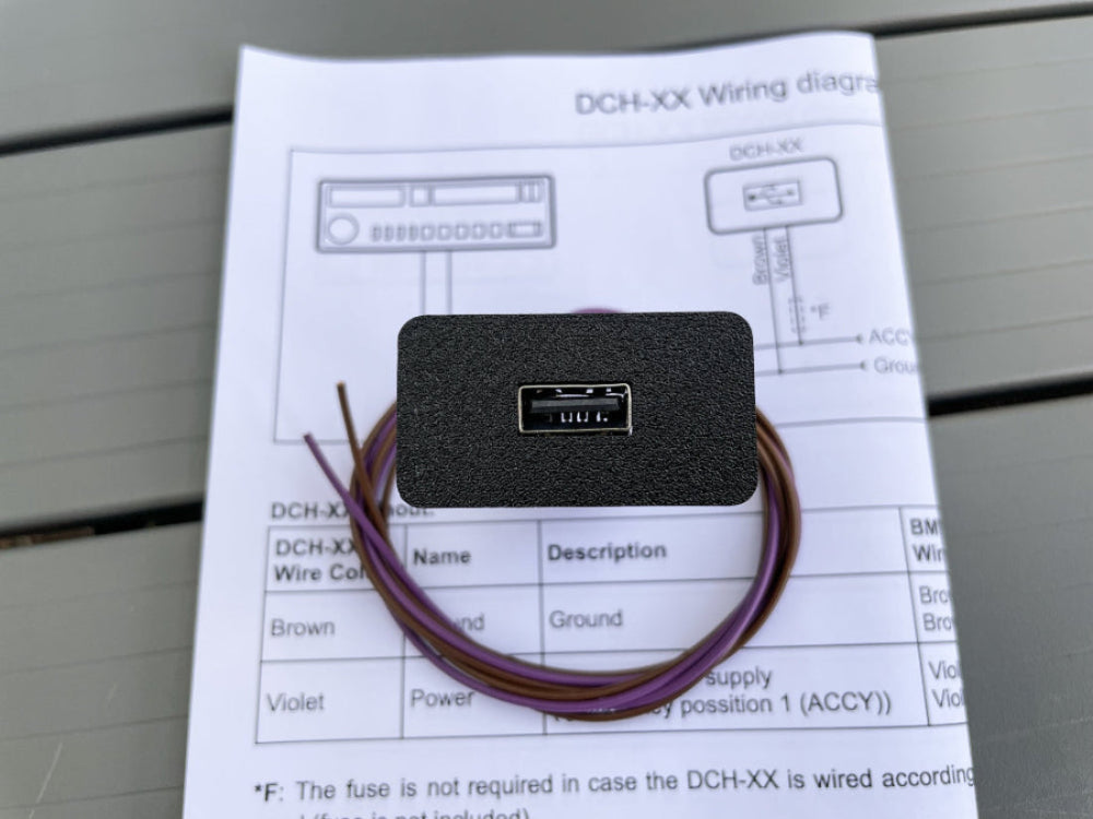 BMW USB Dashboard Charger E30 E28 E23 E24 E32