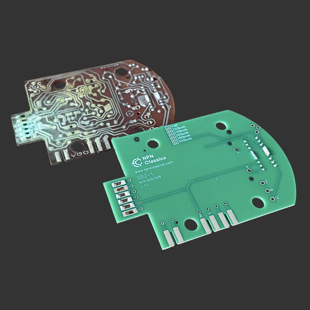 Printed circuit board for BMW E28 instrument cluster