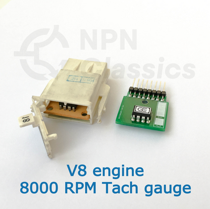 BMW E30 Coding Plug Board for V8 Engine and 8000 RPM Tachometer Instrument Cluster