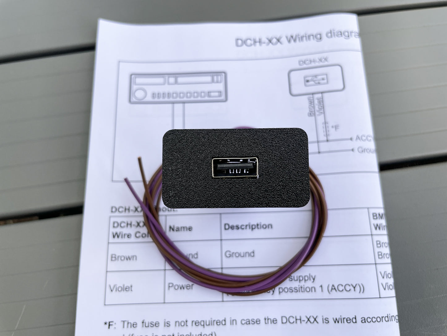 BMW USB Dashboard Charger E30 E28 E23 E24 E32