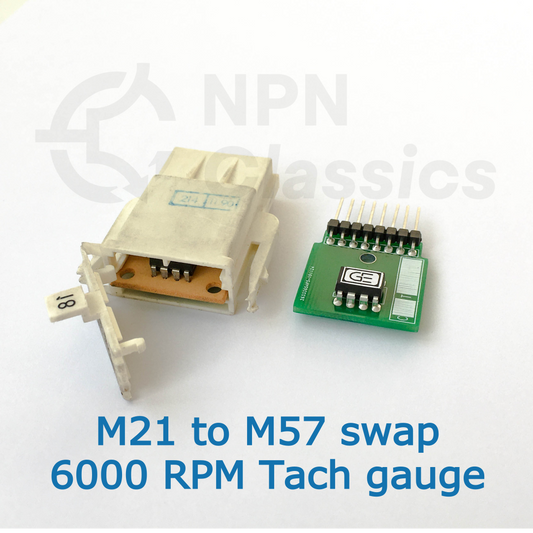 BMW E30 Coding Plug Board – M21 to M57 Engine, 6000 RPM Tach