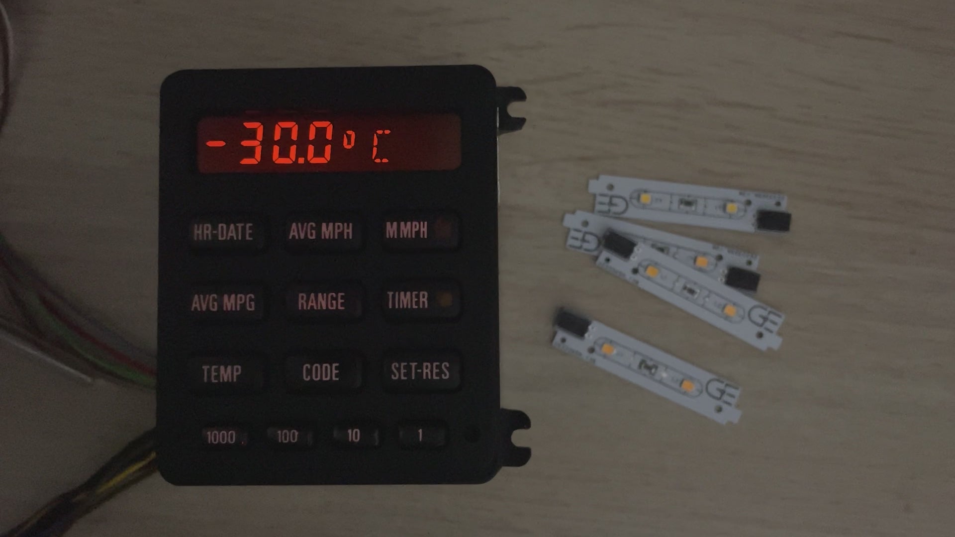 BMW OBC 13 button LED backlight